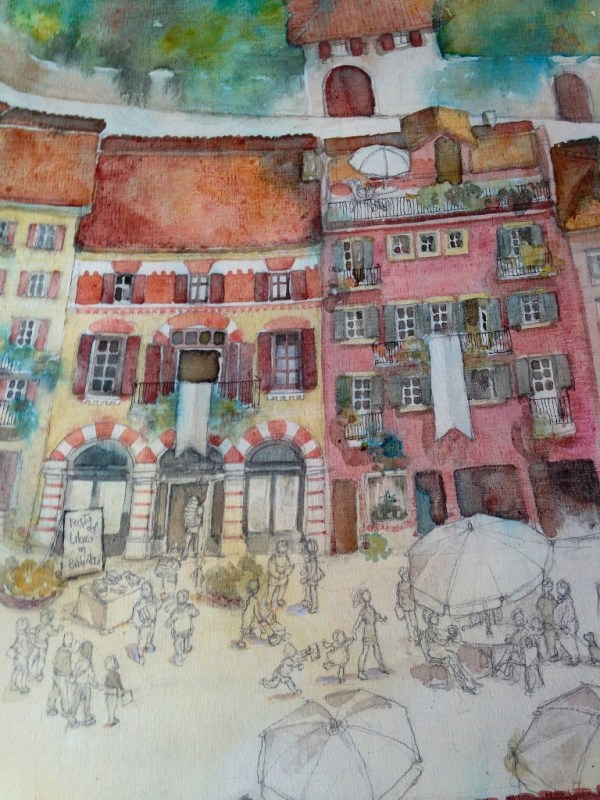 Neive Mural Detail - by Gabriella Piccatto