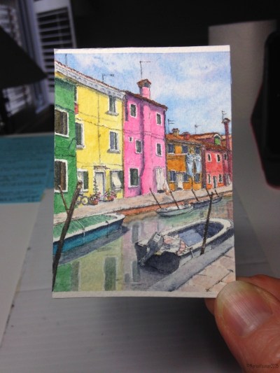 Burano 1 Artist Trading Card 