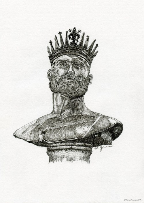 #inktober 12th - Cosimo de' Medici at Palazzo Pitti, Florence