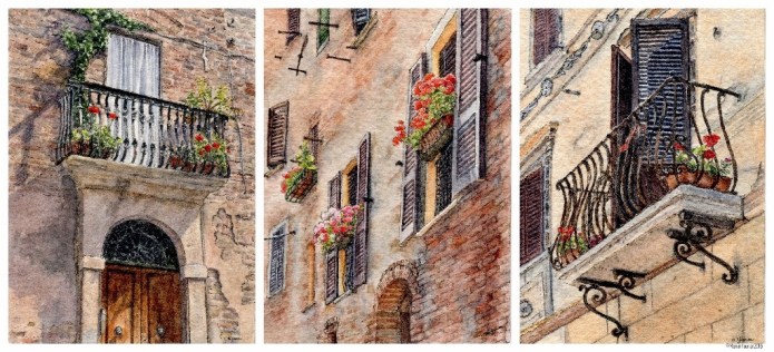Tuscan Window collage 