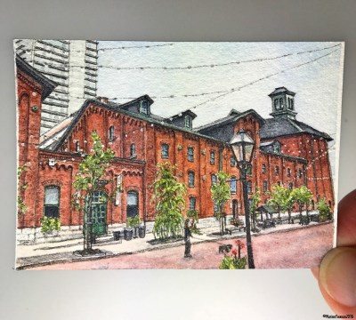 45 Up Trinity Street, Distillery District Toronto studio