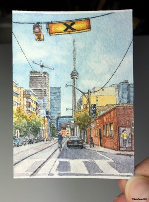 48 The View Down McCaul Street, Toronto studio