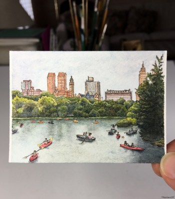#63 - Boating in Central Park (in studio)