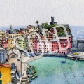 162 – Vernazza Harbour&nbsp;sold