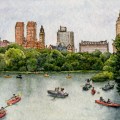 Boating in Central Park –&nbsp;sold
