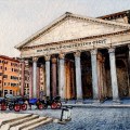 Morning at the Pantheon –&nbsp;sold